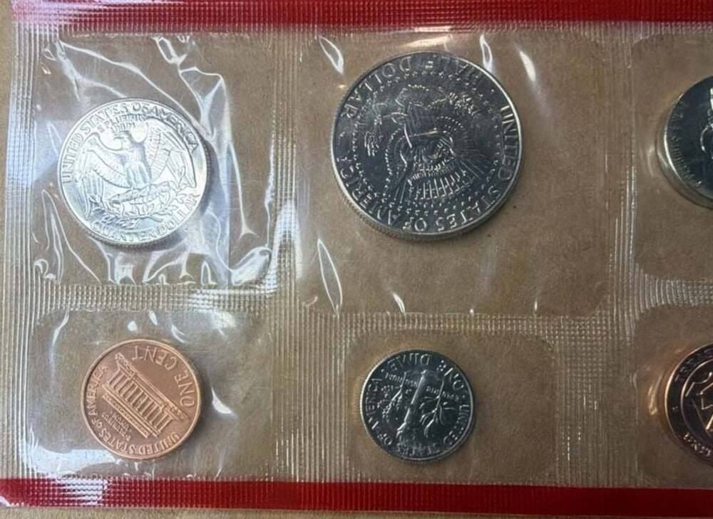 1991 US Mint Uncirculated Denver Mint Set 6-Coin Pack - Picture 6 of 7